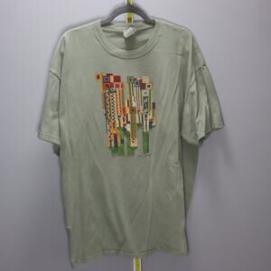 Frank Lloyd Wright Collection T-Shirt XL Green Architectural Graphic